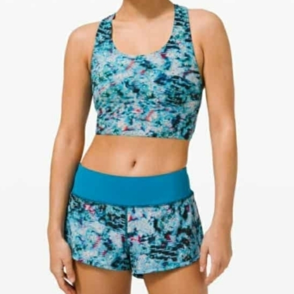 Lululemon Stash It Bra *Medium Support, B/C Cup Quick Start Multi - Sz 6